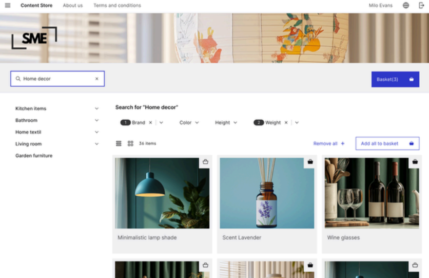 Perfion PIM Content Store hält deine Produktdaten und digitalen Assets an einer Stelle