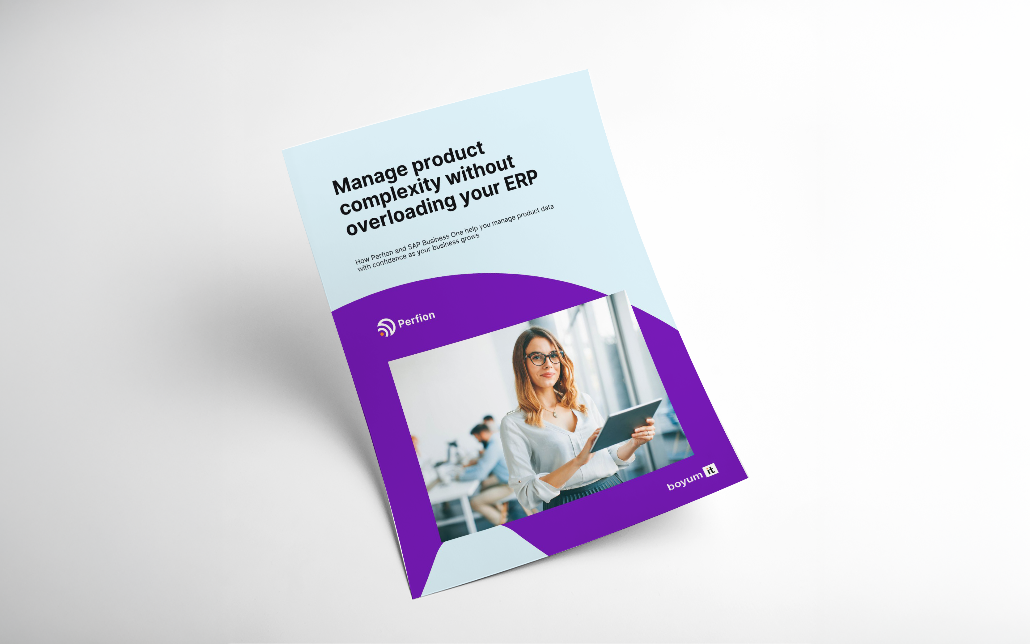 Perfion and SAP Business One mockup
