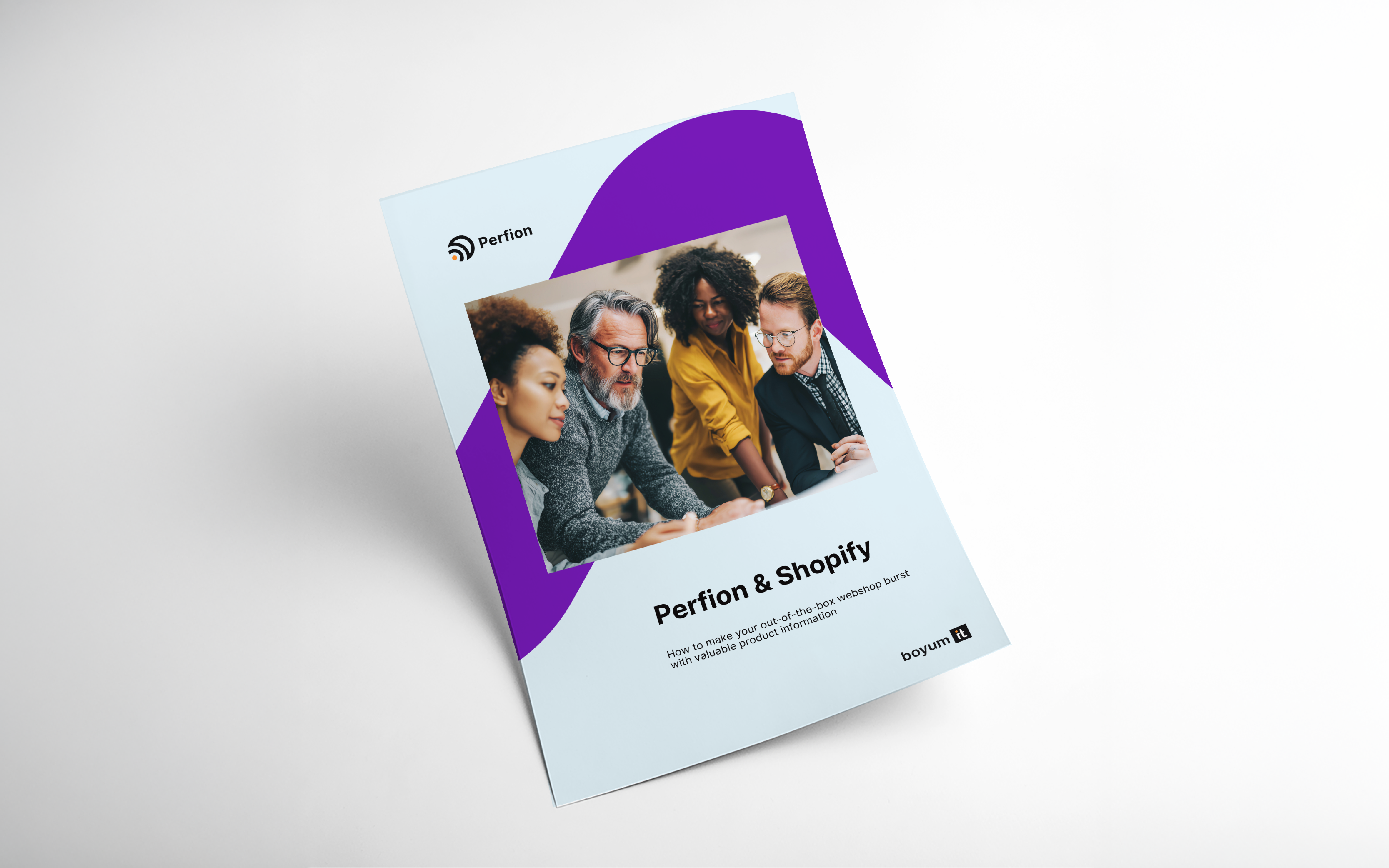 Perfion and Shopify mockup