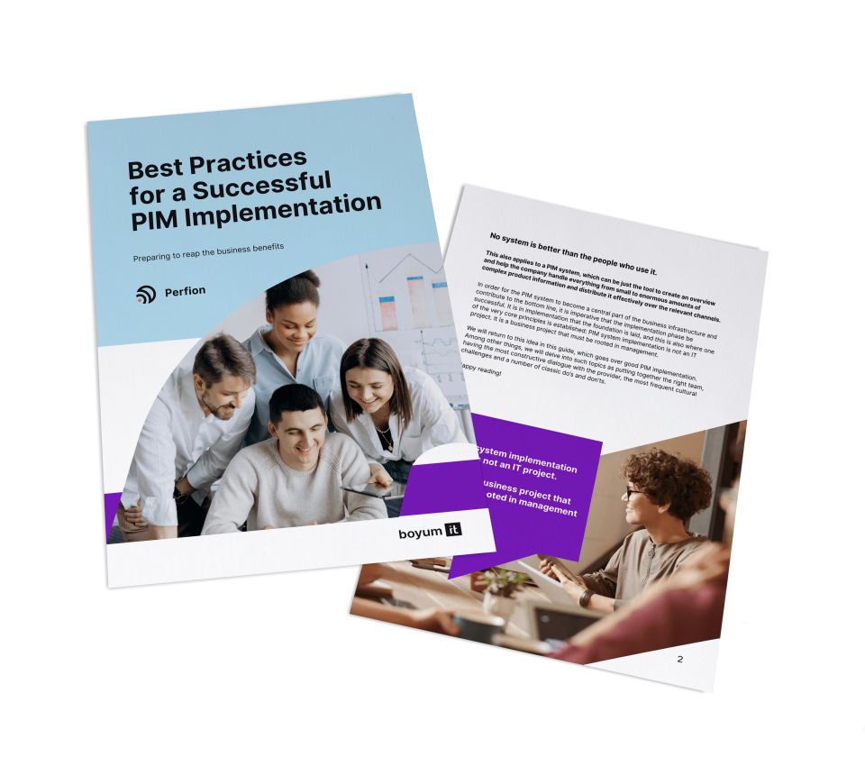 Perfion brochure PIM Implementation