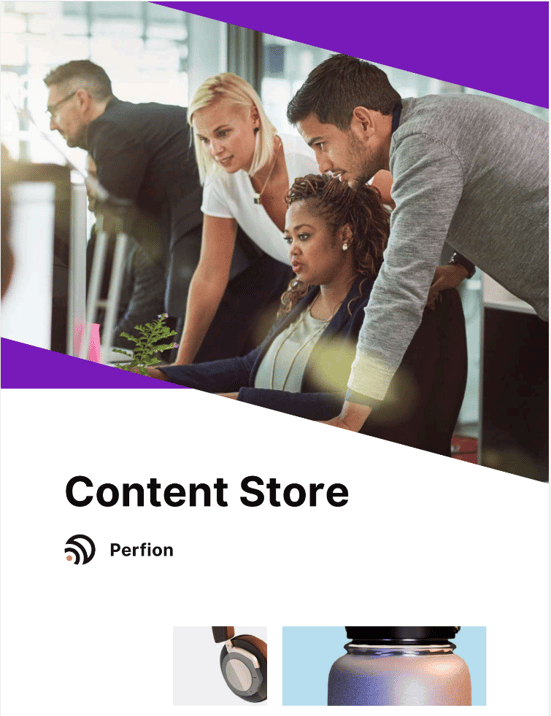 Perfion content store brochure
