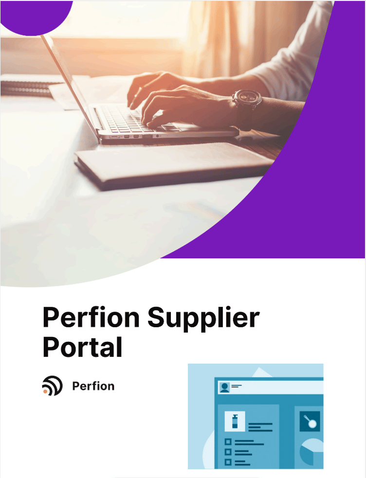 Perfion supplier portal brochure