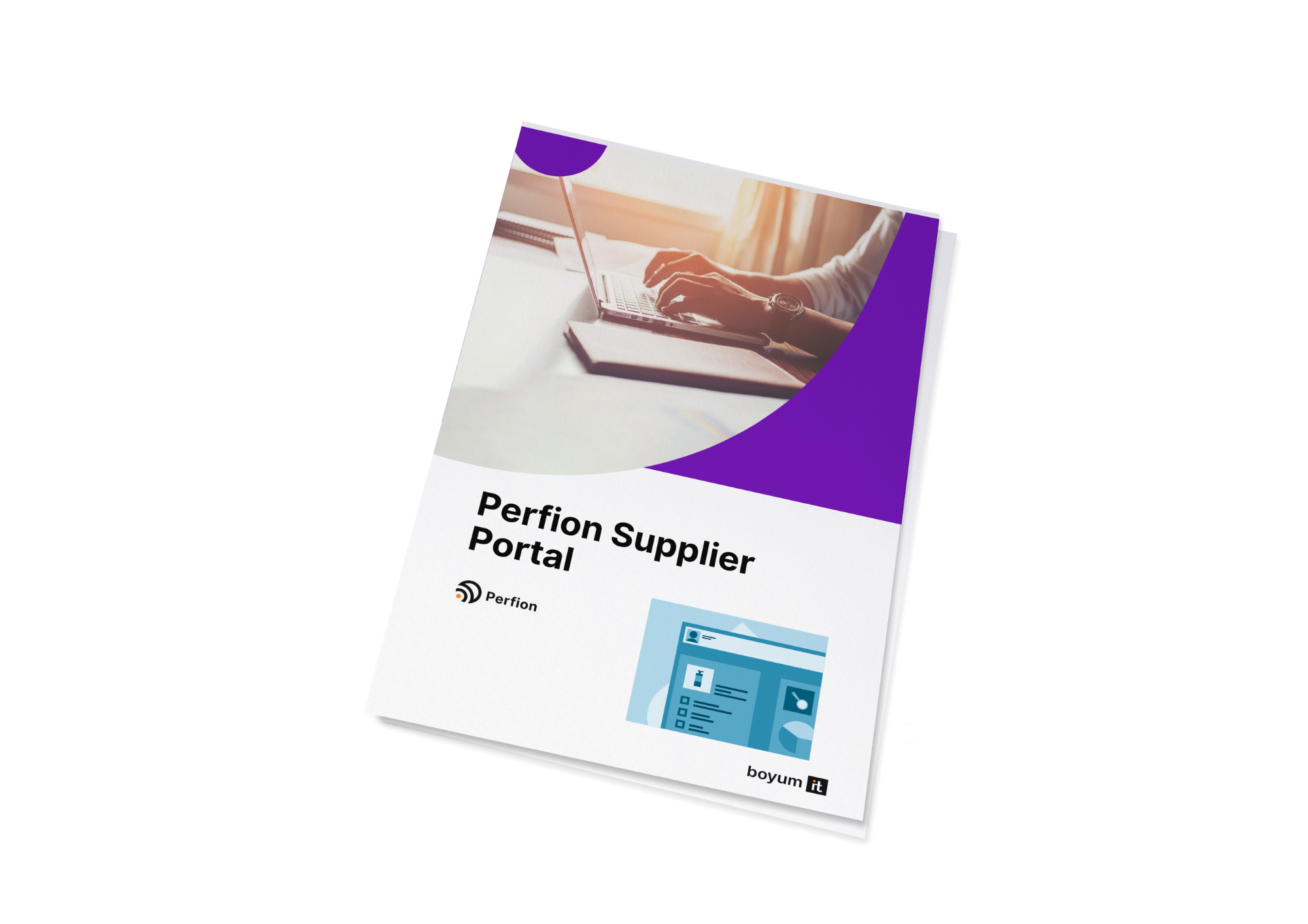 Supplier portal mockup
